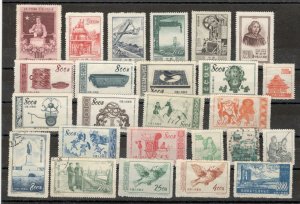 CHINA - LOT OF 44 STAMPS  (209)