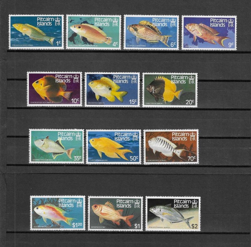 PITCAIRN ISLANDS 1984 SG 246/258 MNH