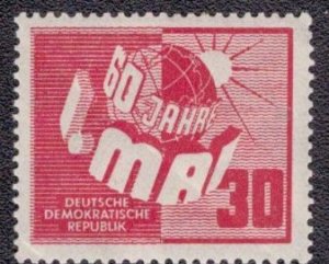 Germany DDR - 53 1950 MH Crease visible on back