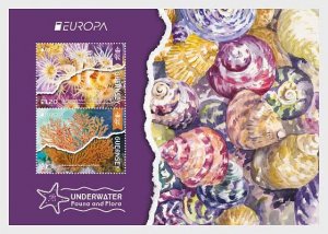 Guernsey - Postfris/MNH - Sheet Europa, Underwater World 2024