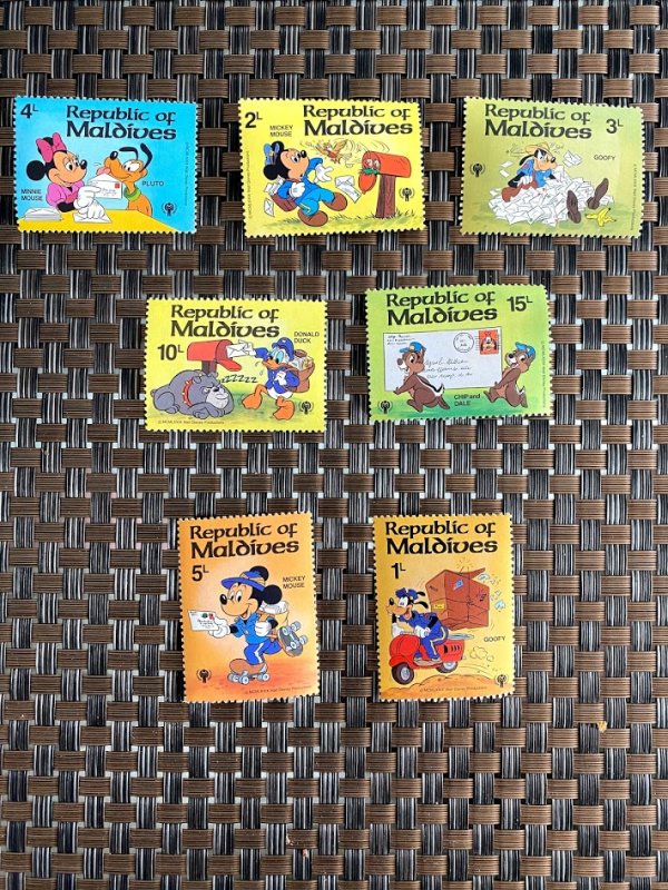 Republic of Maldives 1979 Disney Set SC 826-832 MNH Very Nice!