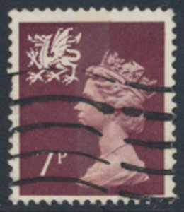 GB Wales   SC# WMMH8  SG W23  Used 1 center band see details & scans