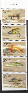 US #2549a $0.29 booklet pane of 5  (MNH) CV $8.25