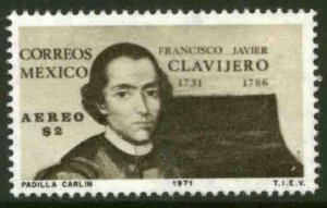 MEXICO C386 Francisco J. Clavijero, Jesuit and historian. MINT, NH. VF.