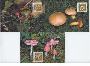 Liechtenstein 1193-5 MAXI card(s) P.O. fresh mushroom (2401 404)