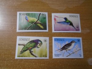 Dominica  #  827-30  MNH