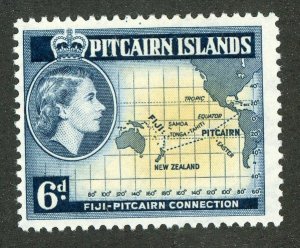 5951 BCX Pitcairn 1957 scott# 26 mlh* (offers welcome)