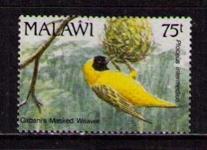 MALAWI Sc# 598L MH F Bird Cabani's Masked Weaver Nest