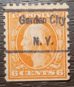 US Scott #468 Precancel Used Garden City N.Y. Very Fine