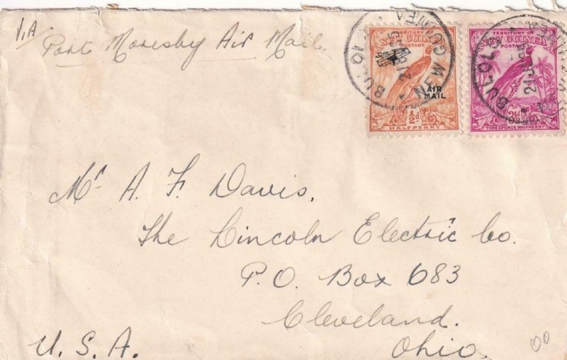 1935, Bulole, New Guinea to Cleveland, OH, See Remark (43688) 