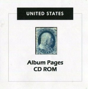 United States Album Pages on CD 1847-2022 Classic Stamps Illustrated