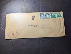 1953 Ireland Cover Baile Atha Cliath Dublin to Rome NY USA