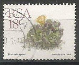 SOUTH AFRICA, 1988, used 18c, Succulents, Scott 741