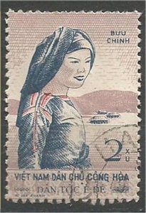 VIET NAM, NORTH, 1960, used 2d, Ethnic costumes Scott 112