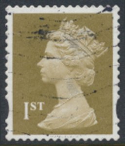 GB   1st Machin Gold  SG 1668  Used SC# MH300  see scans