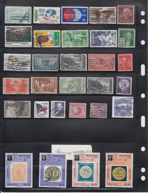 Stamp Collection U.S. Used State & Federal Revenues - United Nations Mint N/H