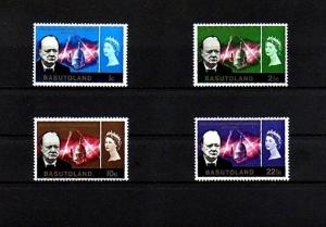 BASUTOLAND  - 1966 - QE II -  CHURCHILL MEMORIAL - 4 X MINT - MNH  SET!