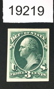 MOMEN: US STAMPS # O59P3 PROOF ON INDIA LOT #19219