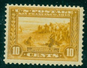 US #400 10¢ orange yellow, og, NH, VF, Scott $250.00