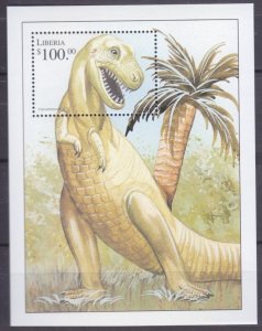 1999 Liberia 2621/B236 Dinosaurs 6,50 €