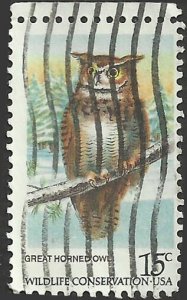 # 1763 USED GREAT HORNED OWL