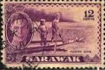 Sarawak: 1950 Sc. #187, O/Used Single Stamp