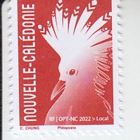 2022  New Caledonia Chung Cagou Bird  (Scott NA) MNH