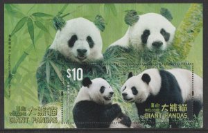 Hong Kong 2024 Welcome Giant Pandas 喜迎大熊貓 $10 sheetlet MNH