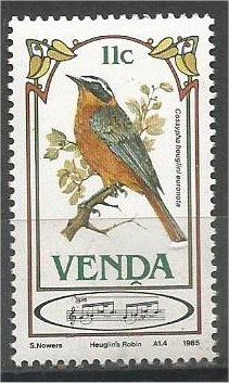 VENDA, 1985, MNH 11c, Songbirds, Scott 116