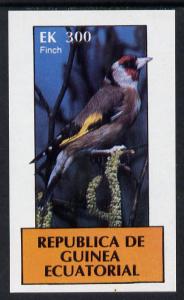 Equatorial Guinea 1977 Birds (Finch) 300ek imperf m/sheet...