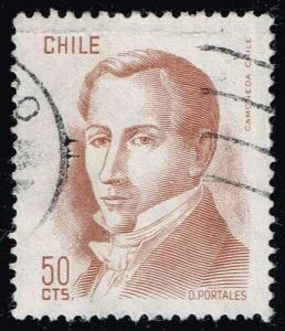 Chile #480 Diego Portales; Used (0.25)