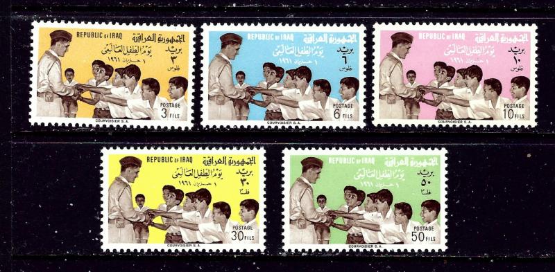 Iraq 273-77 MNH 1961 Worlds Children Day