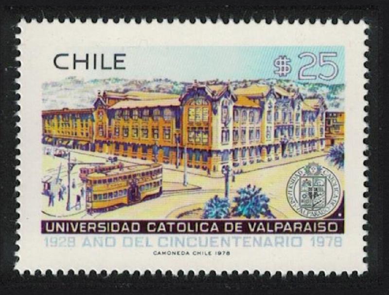 Chile 50th Anniversary of Catholic University Valparaiso SG#802