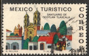 MEXICO 1014, TOURISM PROMOTION, SANCTUARY, OCOTLAN, TLAXCALA. USED  F-VF. (1250)