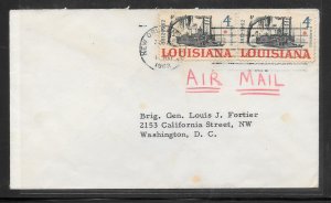 Just Fun Covers #1197 NEW ORLEANS LA. MAY/1/1962 to Brig. Gen. Fortier (my4009)
