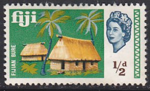 Fiji 240 Fijian Bures, Straw Huts, Houses, Palm 1968