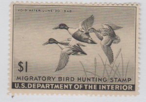 U.S. Scott #RW12 Duck Stamp - Mint Single