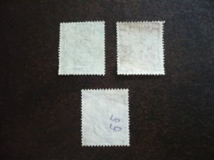 Stamps - Chile - Scott# 175-177 - Used Part Set of 3 Stamps