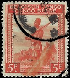 BELGIAN CONGO   #221 USED (3)
