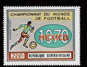 Central Africa # C85, World Cup Soccer, Mint NH, 1/2 Cat.