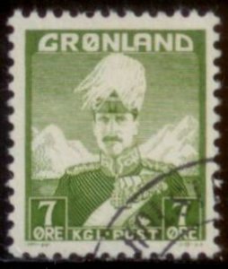 Greenland 1938 SC# 3 Used E48