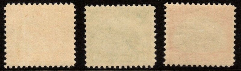 C1, C2, C3 (FIRST AIRMAILS) Mint, Original Gum, Never Hinged 