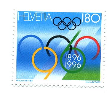 Switzerland-Scott's # 972 Modern Olympic Games - M NH