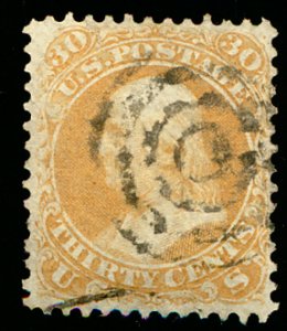 #71  Scott CV $225  #71 VF/XF well centered for this notoriously poorly cente...