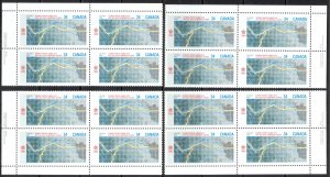 Canada Sc# 1077 MNH PB Set/4 1986 34c Olympics