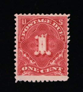 GENUINE SCOTT #J31 F-VF MINT NG 1894 BEP-ISSUE DEEP CLARET 1¢ POSTAGE DUE #15776