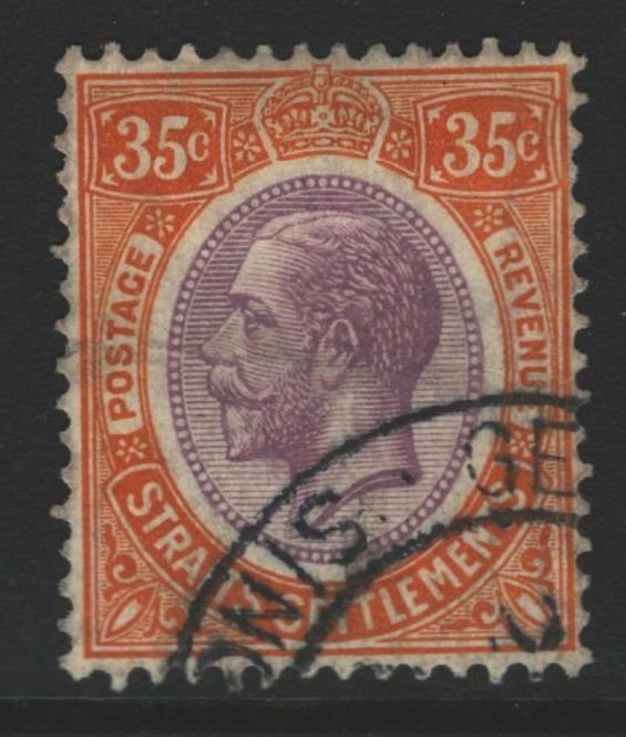 Straits Settlements Sc#196 Used