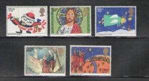 Great Britain Sc 960-964 1981 Christmas stamp set mint NH