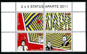 Aruba 373, MNH, Separete Political Statue 25th Ann 2011. x9184