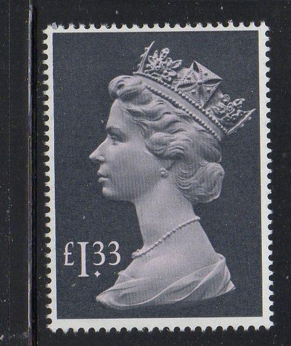 Great Britain Sc MH171 1984 £1.33 QE II Machin Head stamp mint NH